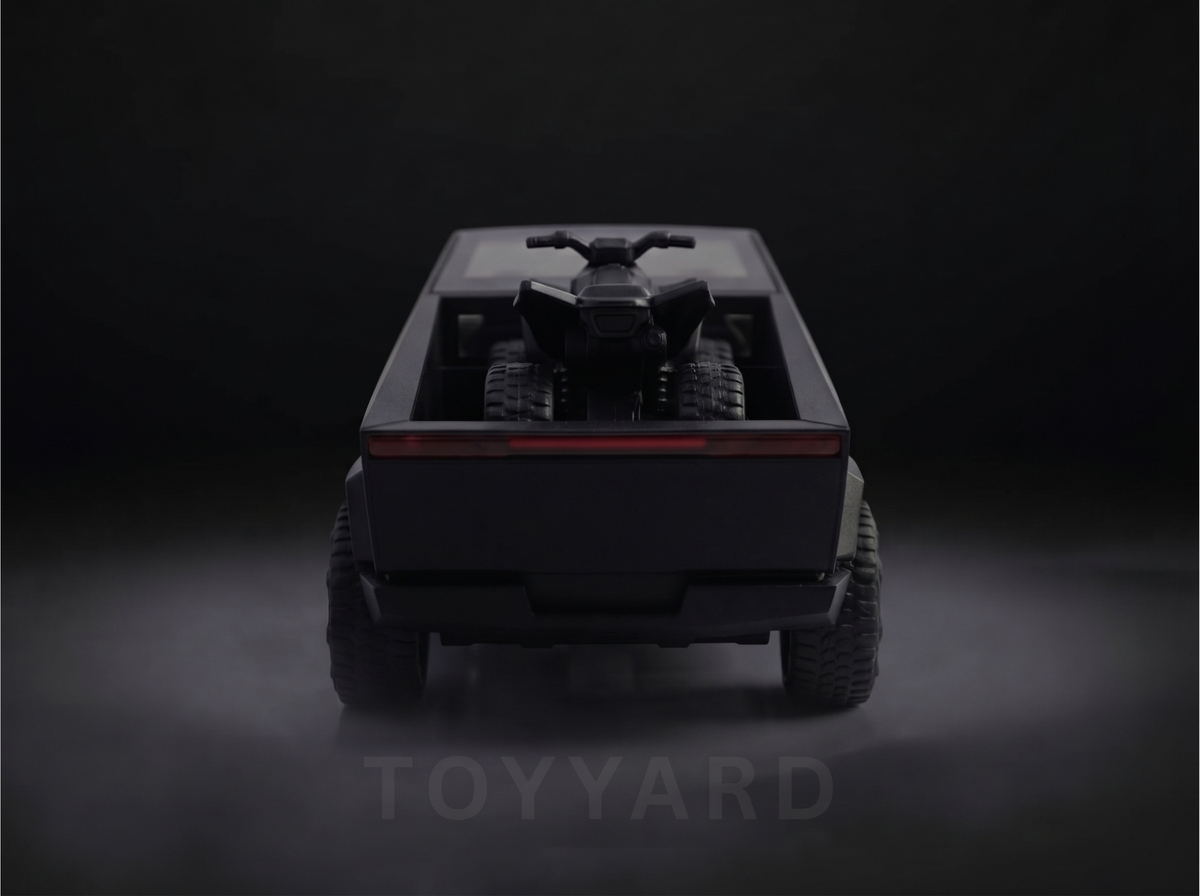 Black Tesla Cybertruck Diecast Model - Alloy Toy Car