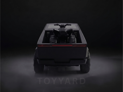 Black Tesla Cybertruck Diecast Model - Alloy Toy Car