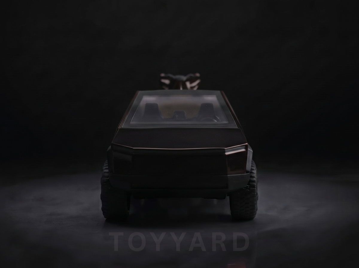 Black Tesla Cybertruck Diecast Model - Alloy Toy Car