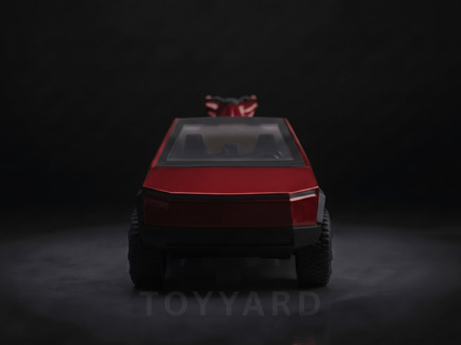 Red Tesla Cybertruck Diecast Model - Alloy Toy Car