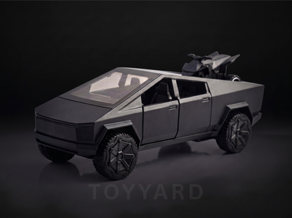 Black Tesla Cybertruck Diecast Model - Alloy Toy Car