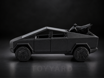 Black Tesla Cybertruck Diecast Model - Alloy Toy Car