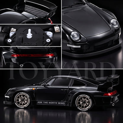Porsche 911 Style RC Drift Car – Black Edition | High-Speed Racing